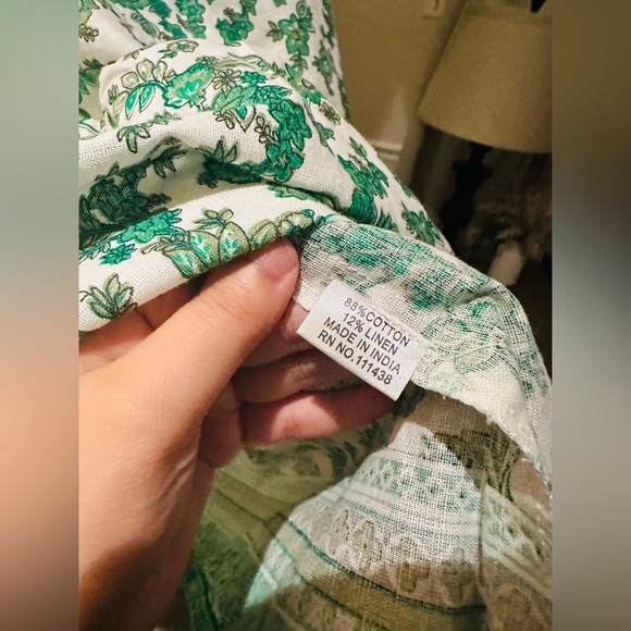 NWT Lapogee cotton linen blend maxi dress. Size S. Very hobo cottage core. - Picture 14 of 14